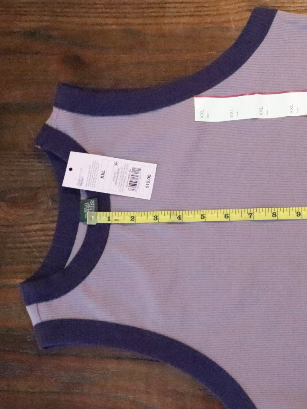 Wild Fable Ribbed Tank with Contrast Trim - Picture 7 of 8
